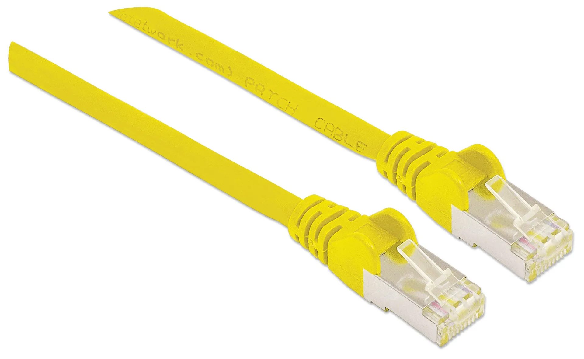 Intellinet Premium Netzwerkkabel, Cat6a, S/FTP, 100% Kupfer, Cat6a-zertifiziert, LS0H, RJ45-Stecker/RJ45-Stecker, 1,5 m, gelb – Bild 2