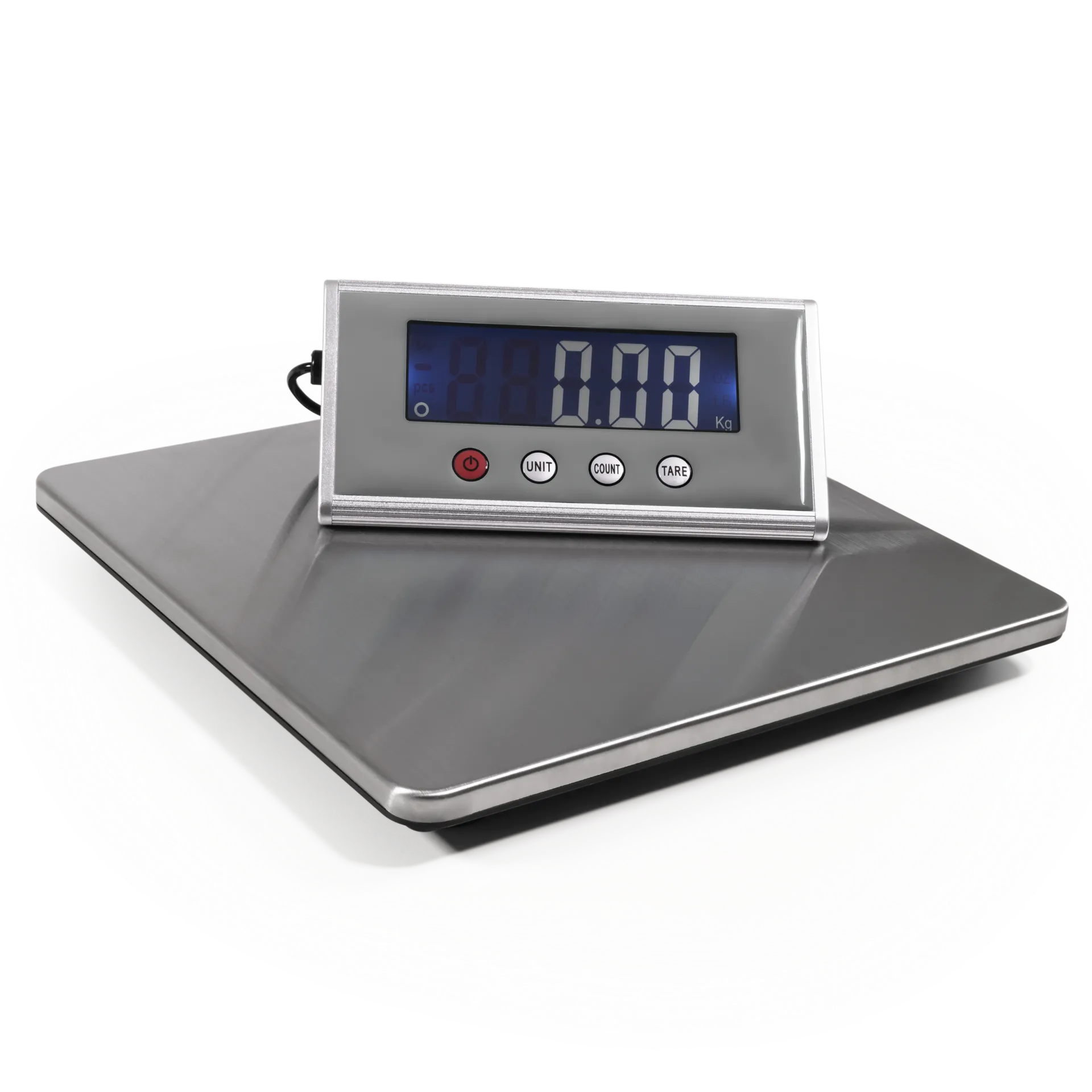 Paketwaage McPower “PW-200“ 200g – 200kg, 27x27cm Edelstahl-Platte Paketwaage McPower “PW-200“ 200g – 200kg, 27x27cm Edelstahl-Platte