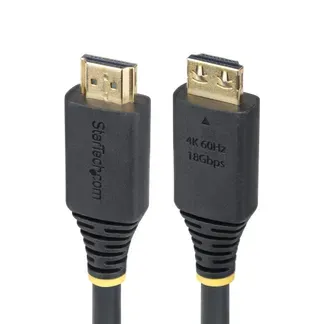 StarTech.com 1m High Speed HDMI Kabel mit Griffsteckern, 4K 60Hz / 1440p 144Hz, HDR10 / HDCP 2.2 / ARC, 18Gbps, UHD HDMI Arc Kabel für TV / Monitor, TPE-Mantel StarTech.com 1m High Speed HDMI Kabel mit Griffsteckern, 4K 60Hz / 1440p 144Hz, HDR10 / HDCP 2.2 / ARC, 18Gbps, UHD HDMI Arc Kabel für TV / Monitor, TPE-Mantel