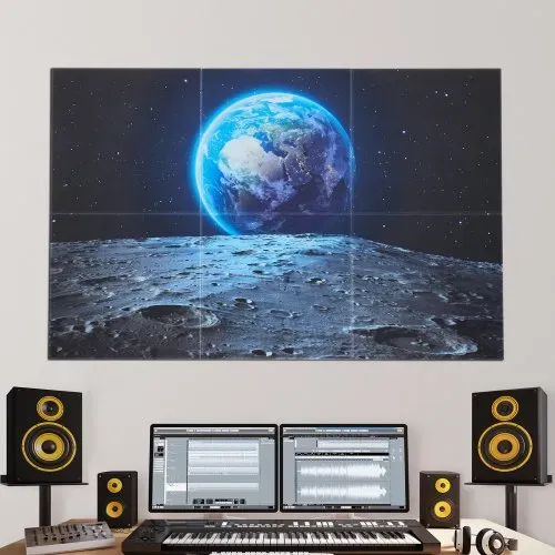 VEVOR 6er-Pack Akustikpaneele, 1800x1200x10 mm, Akustik Wandpaneele, selbstklebende dekorative Schalldämpfungs- & Absorptionsplatten für Zuhause, Büro, Studio, Spielzimmer, Theater, Erde – Bild 7