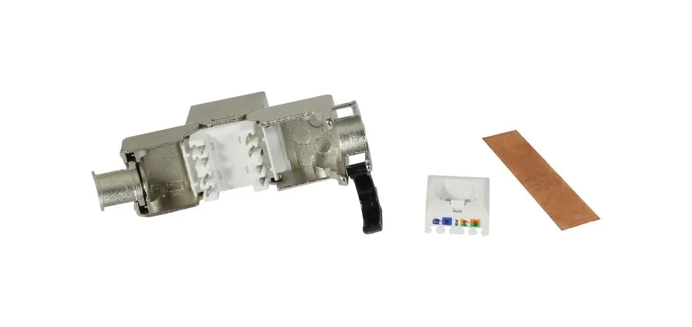 Keystone, Modul, TP-Buchse(RJ45), CAT6A, 500MHz, Slim-line, mit Kabelklemme, Synergy 21, – Bild 7