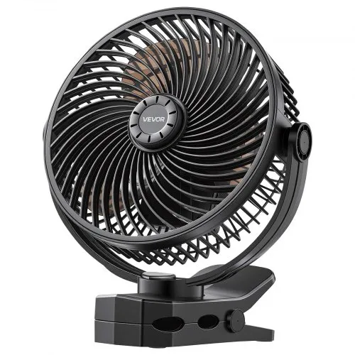 VEVOR Mini Ventilator mit Clip, Tischventilator mit USB-Anschluss, 3 Geschwindigkeitsstufen & Zirkulationsmodus, Umluftventilator für Schreibtisch, Golfwagen, Outdoor-Camping, Laufband, Schwarz VEVOR Mini Ventilator mit Clip, Tischventilator mit USB-Anschluss, 3 Geschwindigkeitsstufen & Zirkulationsmodus, Umluftventilator für Schreibtisch, Golfwagen, Outdoor-Camping, Laufband, Schwarz