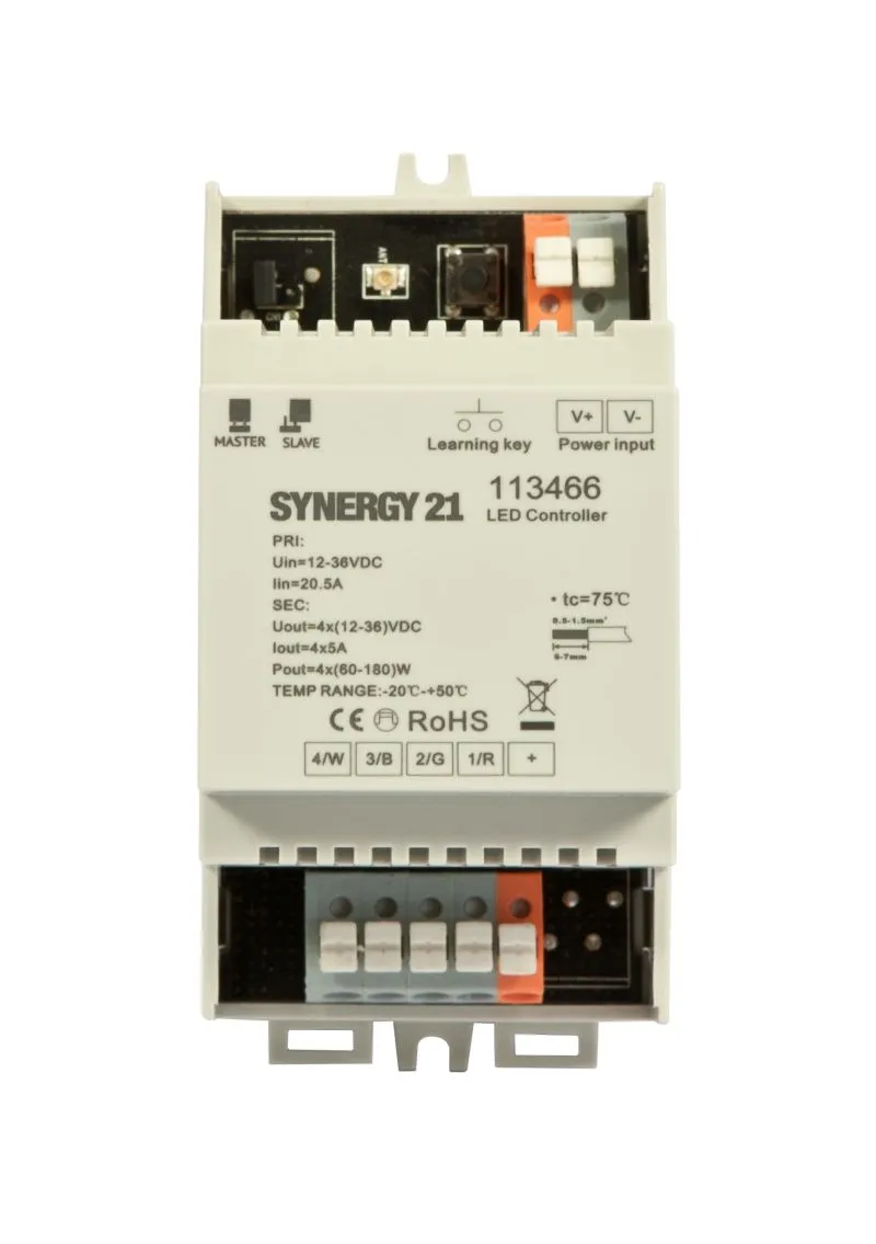 Synergy 21 LED Serie EOS 05 4-Kanal Controller + Hutschiene – Bild 5