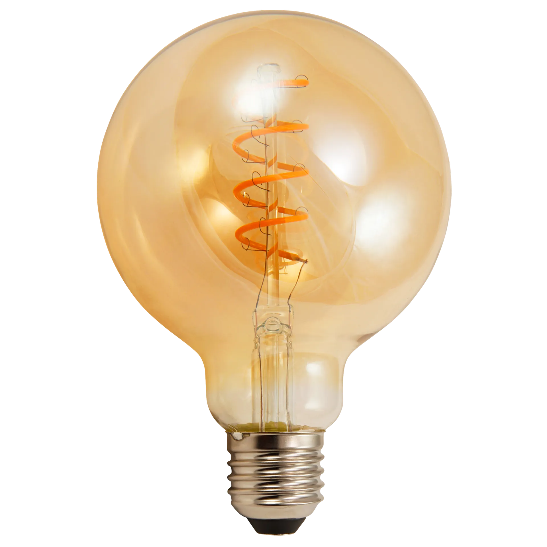 LED Filament Globelampe McShine “Retro“ E27, 4W, 280lm, warmweiß, goldenes Glas LED Filament Globelampe McShine “Retro“ E27, 4W, 280lm, warmweiß, goldenes Glas