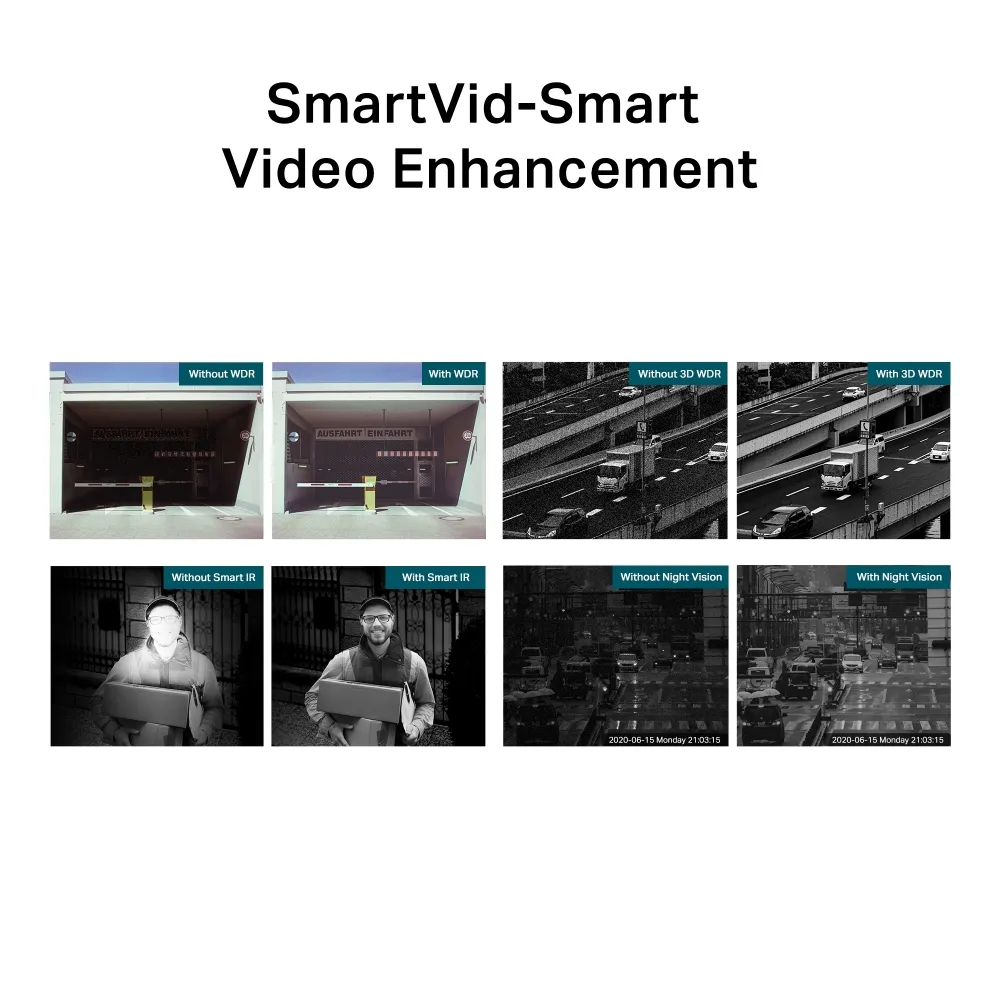 TP-Link - 4MP Outdoor Bullet Network Camera - VIGI C340I(4mm) – Bild 7