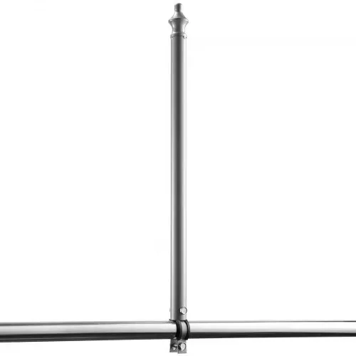 VEVOR Übersteigschutz Zaunerhöhung, 18er-Pack, 695 mm Stacheldrahtabweiser für 3,3-3,8 mm Zaunoberseite, Ω-Halterung, Stacheldrahthalter zum Schutz der Privatsphäre in Hof, Bauernhof oder Garten – Bild 8