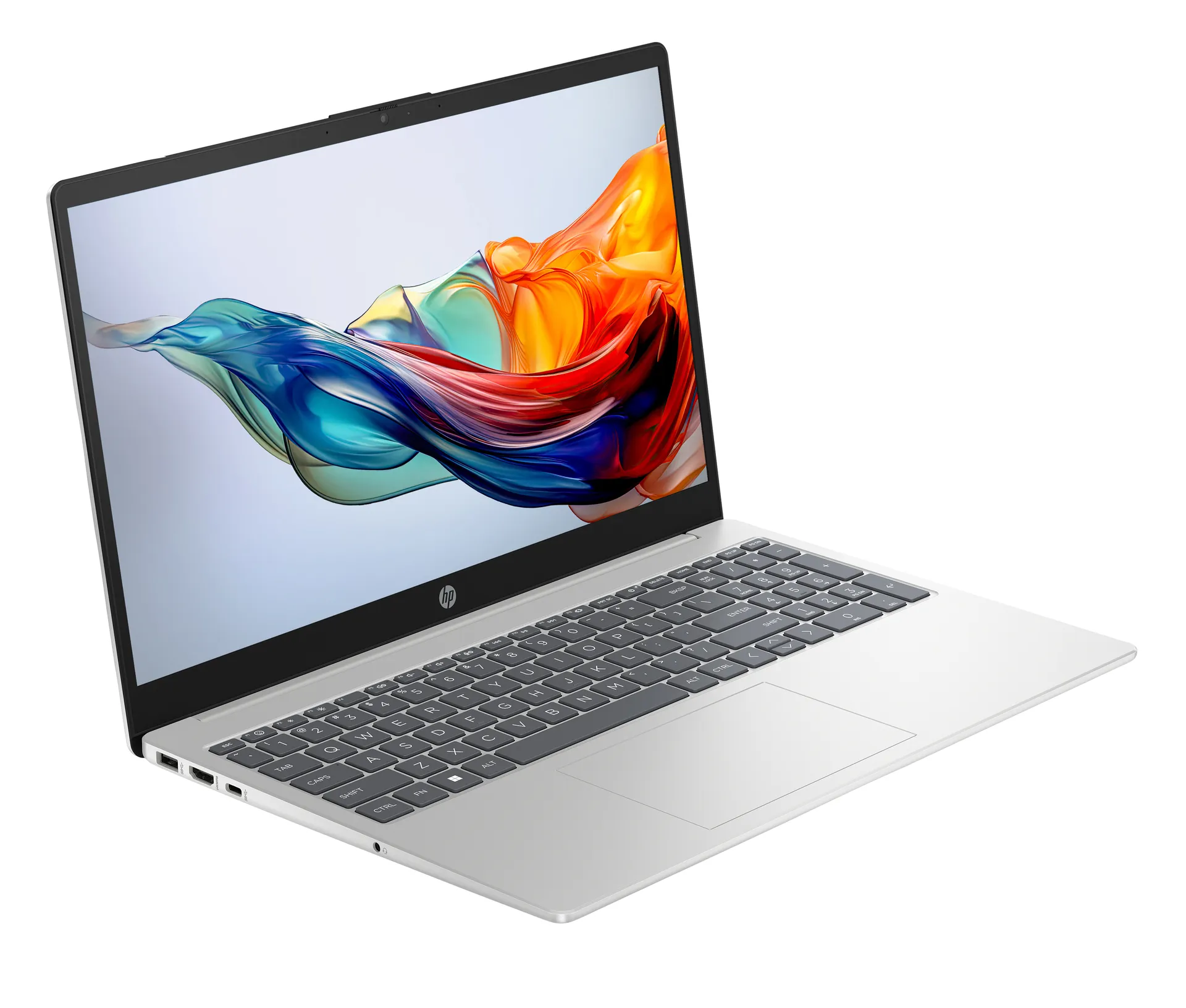 HP 15-fc0259ng AMD Ryzen™ 5 7520U Laptop 39,6 cm (15.6") Full HD 16 GB LPDDR5-SDRAM 512 GB SSD Wi-Fi 6 (802.11ax) FreeDOS Silber – Bild 2