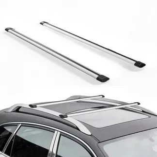 VEVOR Dachgepäckträger Dachquerträger mit 100 kg Tragkraft, 120 cm Querträger aus Aluminiumlegierung, Dachträger Ideal für Gepäck Kanus Lastenkörbe Fracht (nur Querträger, ohne Befestigungsfüße) VEVOR Dachgepäckträger Dachquerträger mit 100 kg Tragkraft, 120 cm Querträger aus Aluminiumlegierung, Dachträger Ideal für Gepäck Kanus Lastenkörbe Fracht (nur Querträger, ohne Befestigungsfüße)