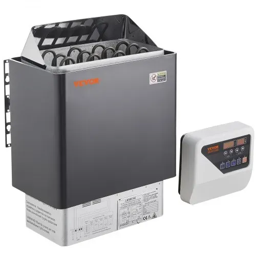 VEVOR Saunaofen, 6 kW, 400 V, 3N tragbarer Saunaofen für drinnen & draußen mit 3-Stunden-Timer, digitaler Regler für 5–9 m³ großes Zuhause, gewerbliche Nutzung in Hotel-Spa-Duschen, max. 110 °C – Bild 8