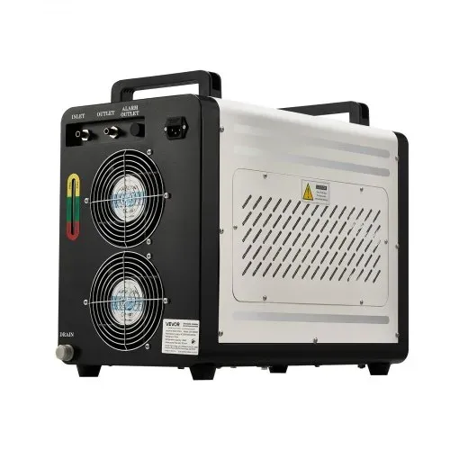 VEVOR Industrieller Wasserkühler 1,6 kW, Wasserkühlsystem mit Kompressor, max. Durchflussmenge 16 L/min, Tankinhalt 7 L, Industrial Water Chiller für CO2-Lasergravur- & -schneidmaschinen – Bild 9