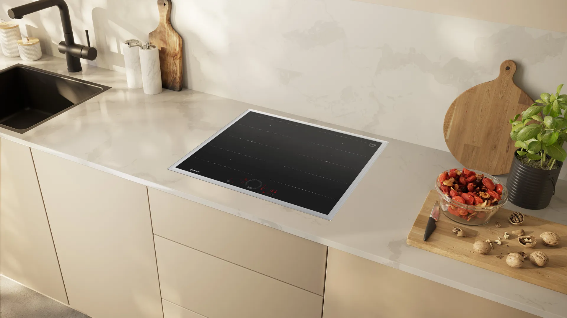 Neff T66SHX4L0 Kochfeld Schwarz Integriert 60 cm Zonen-Induktionskochfeld 4 Zone(n) – Bild 4