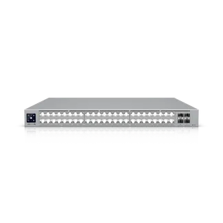 Ubiquiti Switch full managed Layer3 52 Port • 16x 2,5 GbE • 32x 10 GbE • PoE Budget 1080W • 48x PoE+++ • 4x SFP28 • 19″ • UniFi • USW-Pro-XG-48-PoE Ubiquiti Switch full managed Layer3 52 Port • 16x 2,5 GbE • 32x 10 GbE • PoE Budget 1080W • 48x PoE+++ • 4x SFP28 • 19″ • UniFi • USW-Pro-XG-48-PoE