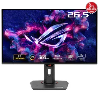 ASUS ROG Strix OLED XG27ACDNG Computerbildschirm 67,3 cm (26.5″) 2560 x 1440 Pixel Quad HD QD-OLED Schwarz ASUS ROG Strix OLED XG27ACDNG Computerbildschirm 67,3 cm (26.5″) 2560 x 1440 Pixel Quad HD QD-OLED Schwarz