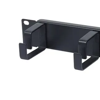 ALLNET 10″zbh. Kabelführungsplatte, 1HE, Metall mit 3 Bügel, Schwarz, ALLNET 10″zbh. Kabelführungsplatte, 1HE, Metall mit 3 Bügel, Schwarz,