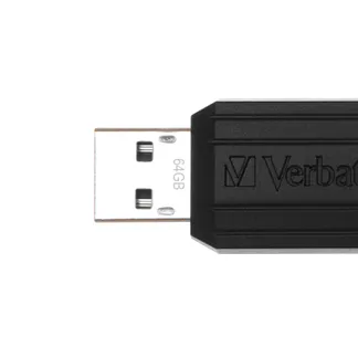 Verbatim PinStripe – USB-Stick 64 GB – Schwarz Verbatim PinStripe – USB-Stick 64 GB – Schwarz