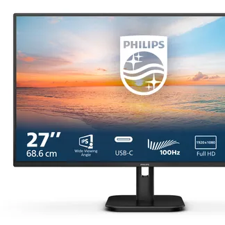 Philips 1000 series 27E1N1300A/00 Computerbildschirm 68,6 cm (27″) 1920 x 1080 Pixel Full HD LCD Schwarz Philips 1000 series 27E1N1300A/00 Computerbildschirm 68,6 cm (27″) 1920 x 1080 Pixel Full HD LCD Schwarz