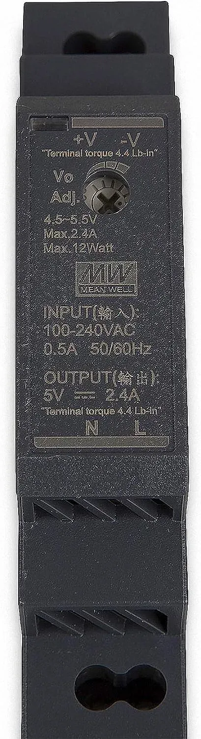 MEAN WELL Netzteil - 5V / 2,4A 12W MEAN WELL Hutschiene HDR-15-5 – Bild 3
