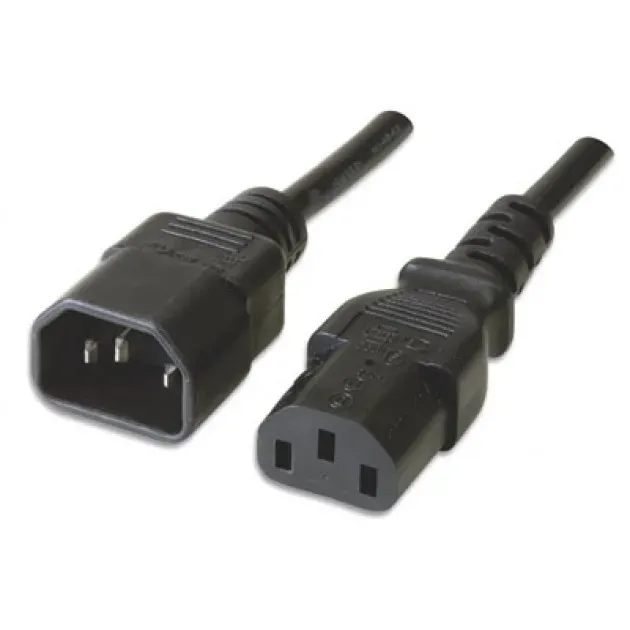 Techly C13/C14, 3m Schwarz C13-Koppler C14-Koppler Techly C13/C14, 3m Schwarz C13-Koppler C14-Koppler