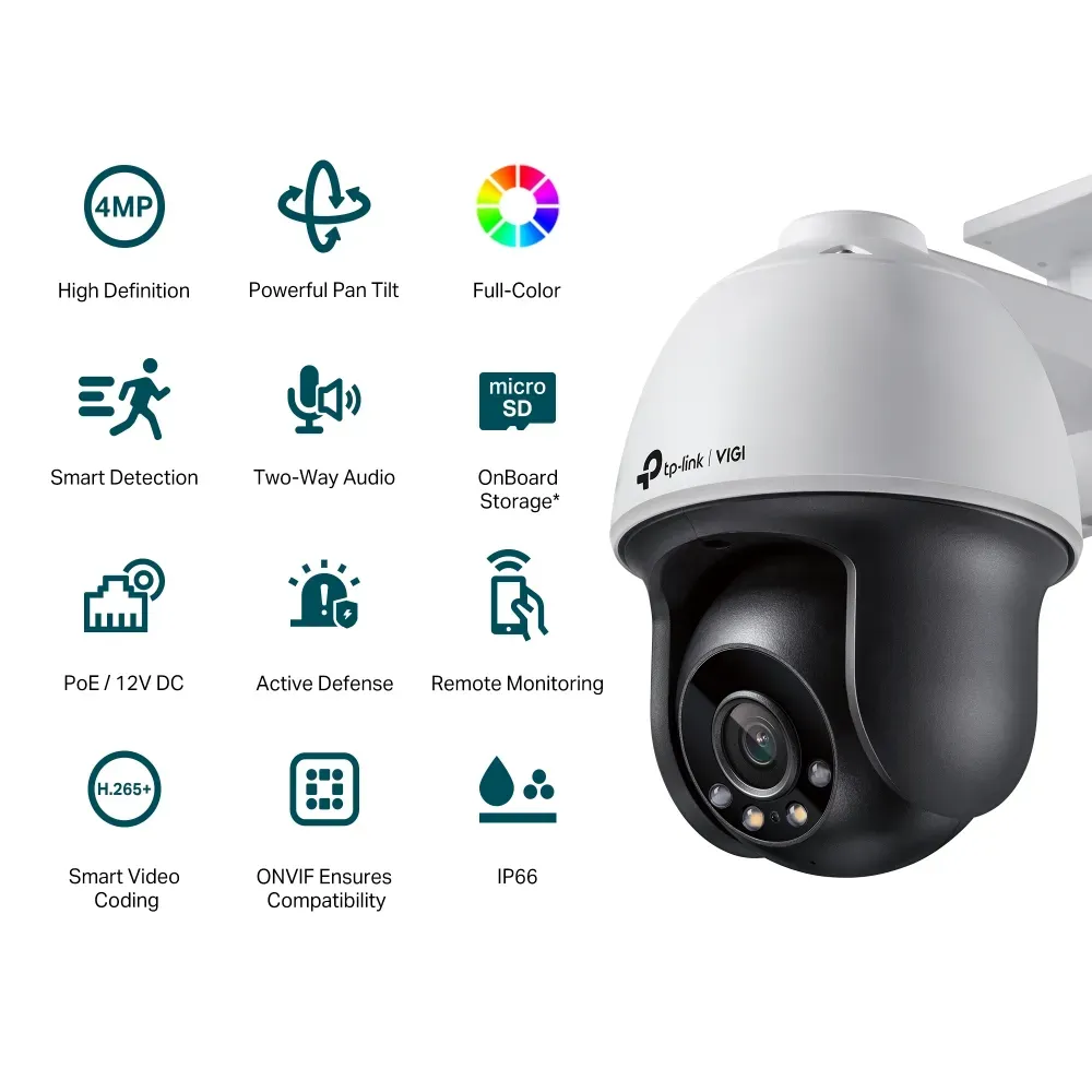 VIGI by tp-link 4MP Full-Color Pan/Tilt Network Camera VIGI C540(4mm) – Bild 2