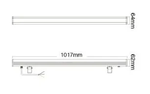 MiBoxer RL2-48 LED Wallwasher 48W RGB-WW (RGB-CCT) IP66 – Bild 2