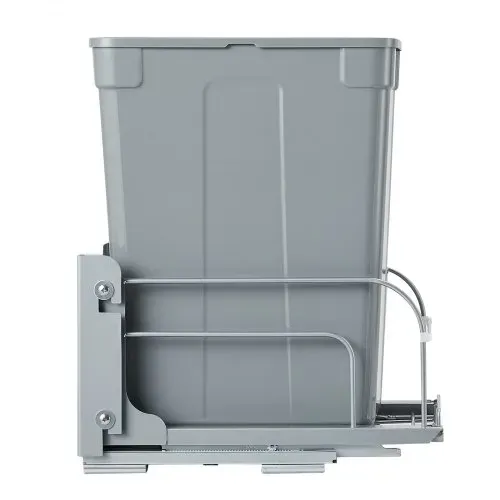 VEVOR ausziehbarer Mülleimer (35 Qt) für Küchenschränke, Unterbau-Abfallbehälter (30 kg belastbar) mit robustem Soft-Close-Schiebesystem aus Metall und Türsatz, für Spüle Unterbau – Bild 9