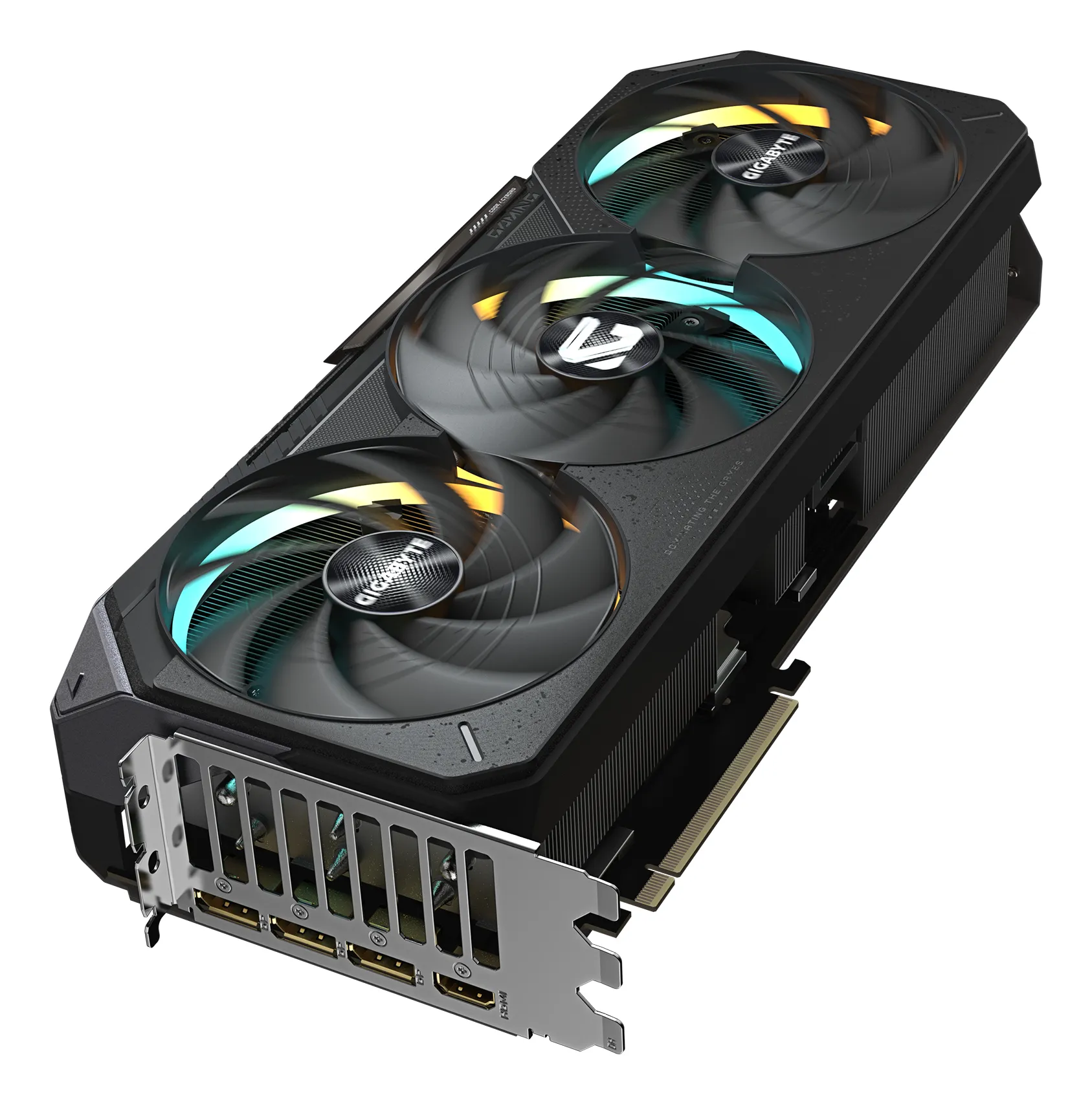 GIGABYTE GeForce RTX 5080 GAMING OC 16G Grafikkarte - 16GB GDDR7, 256 Bit, PCI-E 5.0, 2730MHz Core Clock, 3 x DisplayPort, 1 x HDMI, GV-N5080GAMING OC-16GD – Bild 4
