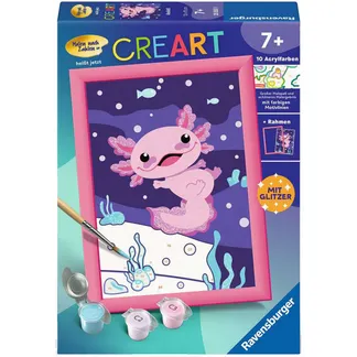 CreArt – Axolotl, Malen CreArt – Axolotl, Malen