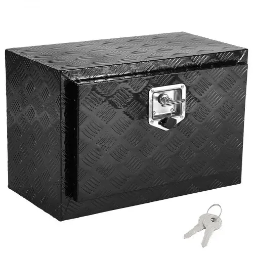 VEVOR Truckbox Werkzeugbox, Unterboden-Anhängerbox, Werkzeugkasten 610 x 430 x 460 mm Pickup-Aufbewahrungsbox, Aluminiumlegierung, 30 kg belastbarer Werkzeugkasten, abschließbare Aufbewahrungsbox – Bild 8