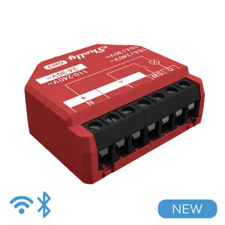 Shelly · Unterputz · „1PM Gen3“ · 4er Pack · Relais · max 16A · 1 Kanal · WLAN · BT Shelly · Unterputz · „1PM Gen3“ · 4er Pack · Relais · max 16A · 1 Kanal · WLAN · BT