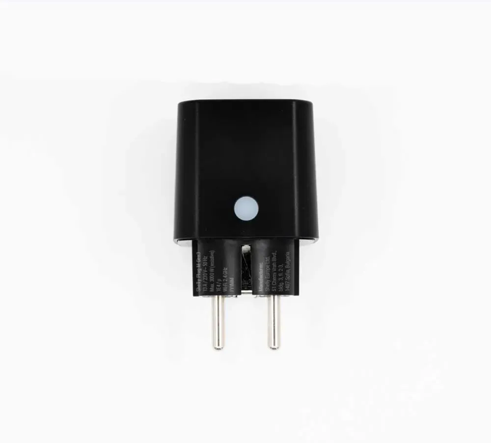 Shelly · Plug & Play "Plug M Gen3 Black" · 4er Set · Smarter Zwischenstecker · 13A · Messfunktion · WLAN · BT · schwarz – Bild 4