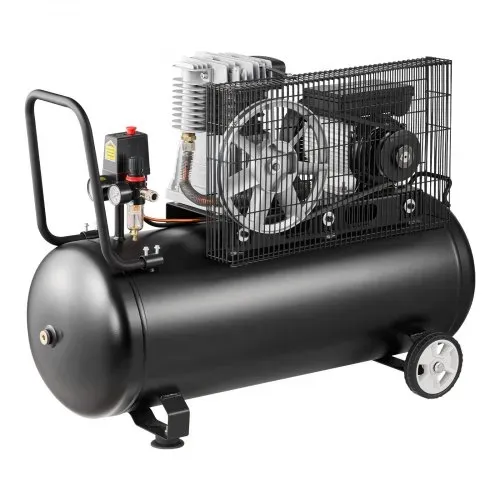 VEVOR 3KW Druckluftkompressor, Riemenantrieber Kompressor mit 100L Lufttank, Flüsterkompressor mit 226L/min bei 6,2 bar & Max. 10 bar, Luftkompressor Tragbar mit Rädern Griff für Werkstatt Heimwerker – Bild 10