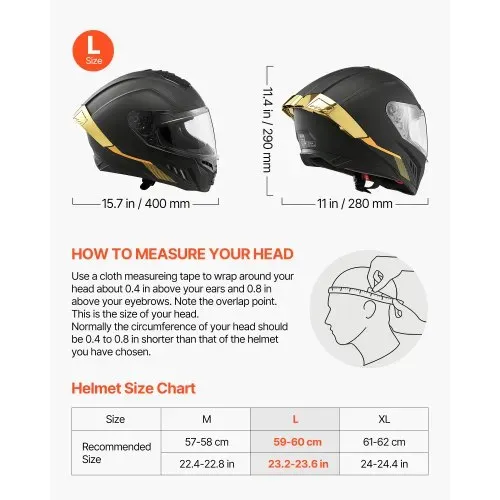 VEVOR Integralhelm mit Sonnenblende Größe L, Motorradhelm mit Doppelvisier ECE 22.06 Zertifiziert Vollvisierhelm für Damen & Herren Vollvisierhelm mit Bluetooth-Lautsprecherfach, Mopedhelm Full Face VEVOR Integralhelm mit Sonnenblende Größe L, Motorradhelm mit Doppelvisier ECE 22.06 Zertifiziert Vollvisierhelm für Damen & Herren Vollvisierhelm mit Bluetooth-Lautsprecherfach, Mopedhelm Full Face