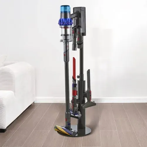 VEVOR Staubsaugerständer 130 cm, kompatibel mit Dyson V7 V8 V10 V11 V12 V15 SV10 SV12 SV14 SV18 SV21 Standstaubsaugern & Zubehör, Staubsaugerständerhalter mit 3 Clips & höheneinstellbar – Bild 7