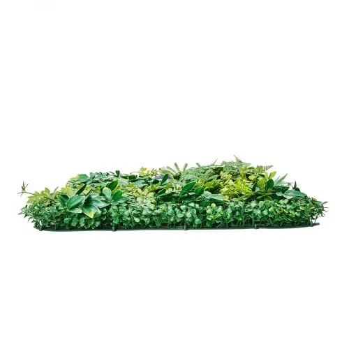VEVOR Künstliche Hecke, 12 Stück, 500x500x50 mm, 3D-Kombination, Künstliche Pflanzenwand, grüne Dekoration & Efeu-Zaunbedeckung, Sichtschutz-Hintergrundwand, Heckenschutz für den Garten – Bild 9