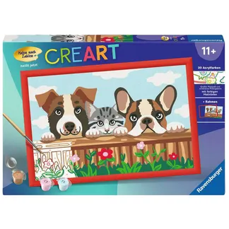 CreArt – Hunde und Katze, Malen CreArt – Hunde und Katze, Malen