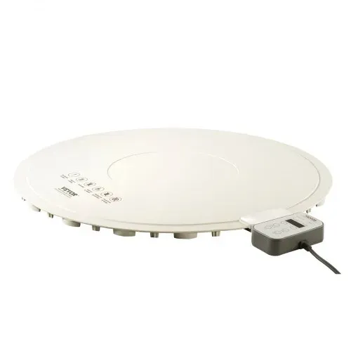 VEVOR elektrisches Warmhaltetablett Speisenwärmmatte für Buffet, tragbarer Speisenwärmer mit 4 einstellbaren Temperatureinstellungen, φ600 mm x 14,5 mm, Perfekt für Partys, Catering, zu Hause – Bild 8