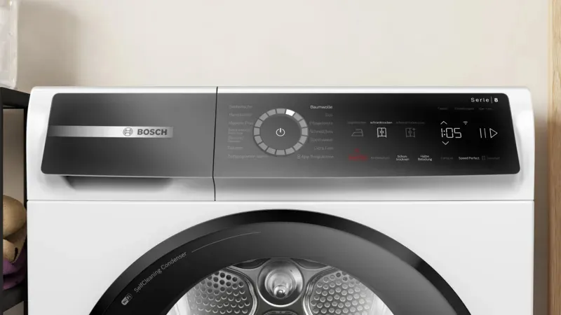 Bosch Serie 8 WQB246D41 Wäschetrockner Freistehend Frontlader 9 kg Weiß – Bild 7