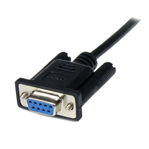 StarTech.com 2m Seriell DB9 RS-232 Nullmodemkabel - Schwarz - St/Bu – Bild 2
