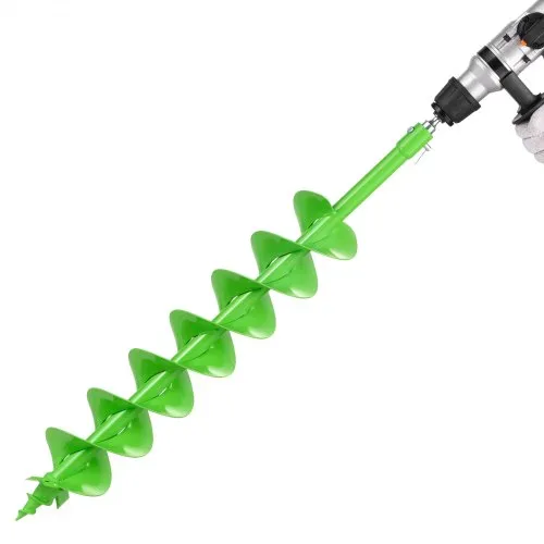 VEVOR Erdbohrer für Bohrmaschine, Ø 790×120 mm Gartenbohrer, kompatibel mit Bohrern mit 20 mm Innendurchmesser, Pfahlbohrer, Durchlässenbohrer, Grabungswerkzeug zum Pflanzen und Bohren VEVOR Erdbohrer für Bohrmaschine, Ø 790×120 mm Gartenbohrer, kompatibel mit Bohrern mit 20 mm Innendurchmesser, Pfahlbohrer, Durchlässenbohrer, Grabungswerkzeug zum Pflanzen und Bohren
