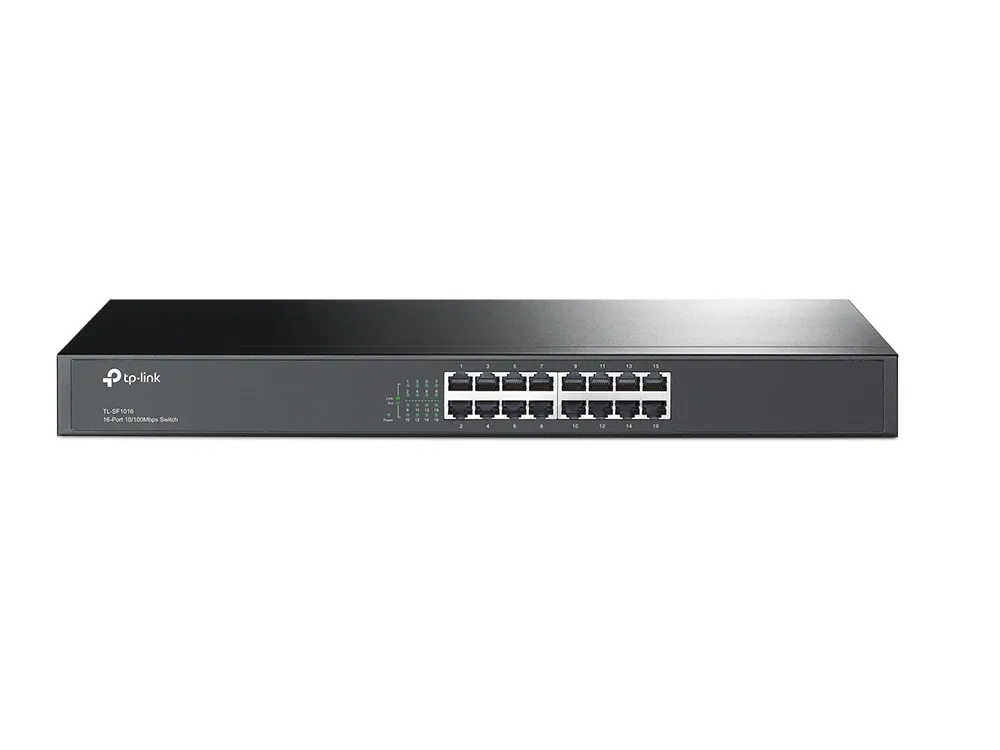 TP-Link 16-Port-10/100Mbit/s-Rackmount-Switch TP-Link 16-Port-10/100Mbit/s-Rackmount-Switch