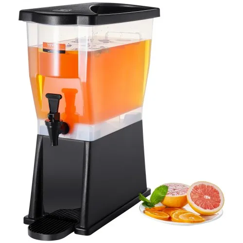 VEVOR Getränkespender, 11 L Wasserspender Getränkespender für Partys, Saftspender aus Kunststoff mit Standhahndeckel, Eistee-Limonadensaft-Wasserspender, für Restaurants, Hotels, Partys usw. VEVOR Getränkespender, 11 L Wasserspender Getränkespender für Partys, Saftspender aus Kunststoff mit Standhahndeckel, Eistee-Limonadensaft-Wasserspender, für Restaurants, Hotels, Partys usw.
