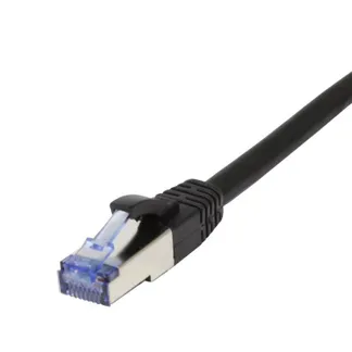 Patchkabel RJ45, CAT6A 500Mhz, 1.0m, schwarz, S-STP(S/FTP), AWG26, LSZH, Synergy 21 Patchkabel RJ45, CAT6A 500Mhz, 1.0m, schwarz, S-STP(S/FTP), AWG26, LSZH, Synergy 21