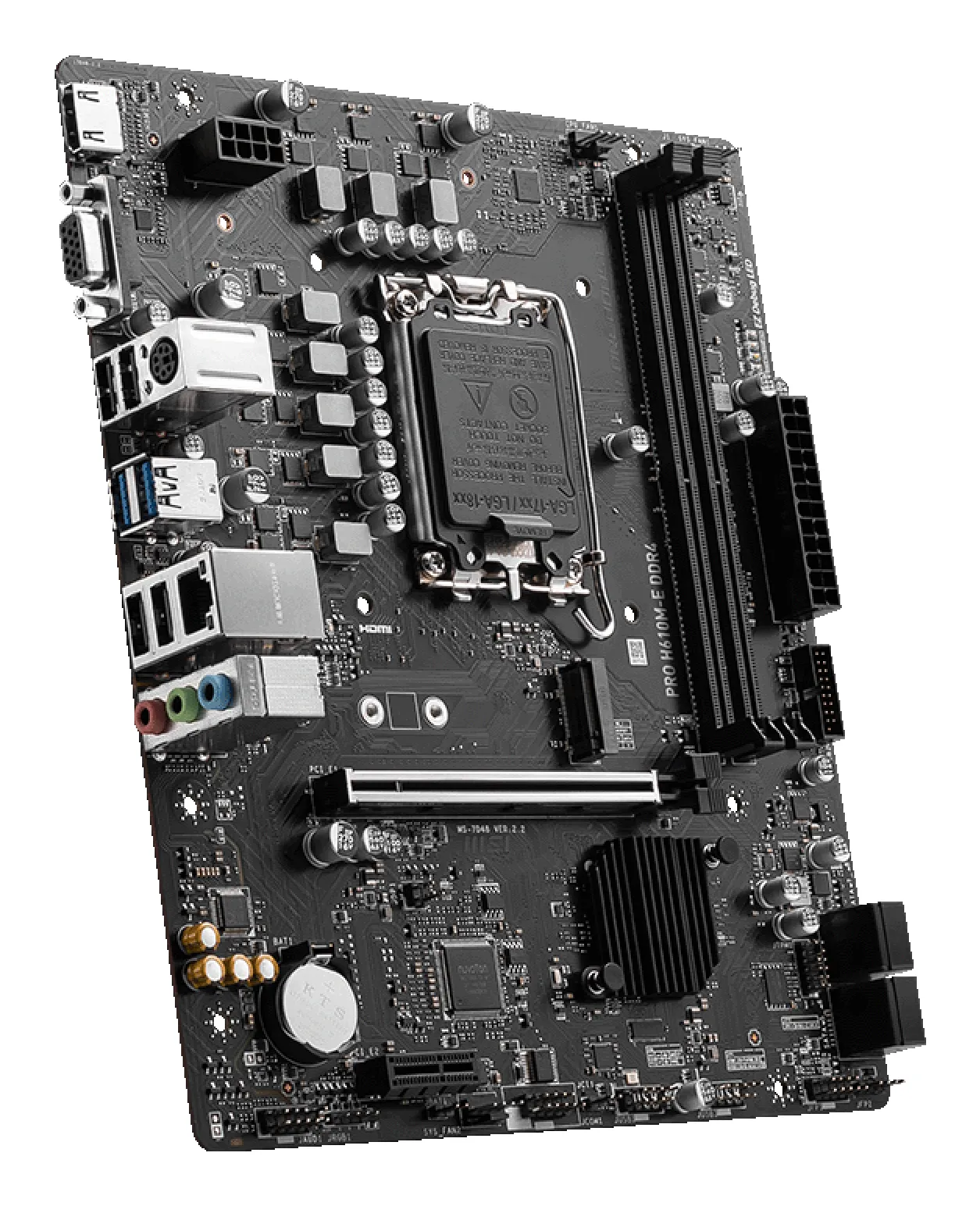 MSI PRO H610M-E DDR4 Motherboard Intel H610 LGA 1700 micro ATX – Bild 4