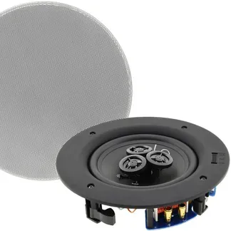 Einbaulautsprecher “CTE-30W “, 2-Wege 80W, 8Ohm, 234x67mm, Rund, weiß Einbaulautsprecher “CTE-30W “, 2-Wege 80W, 8Ohm, 234x67mm, Rund, weiß