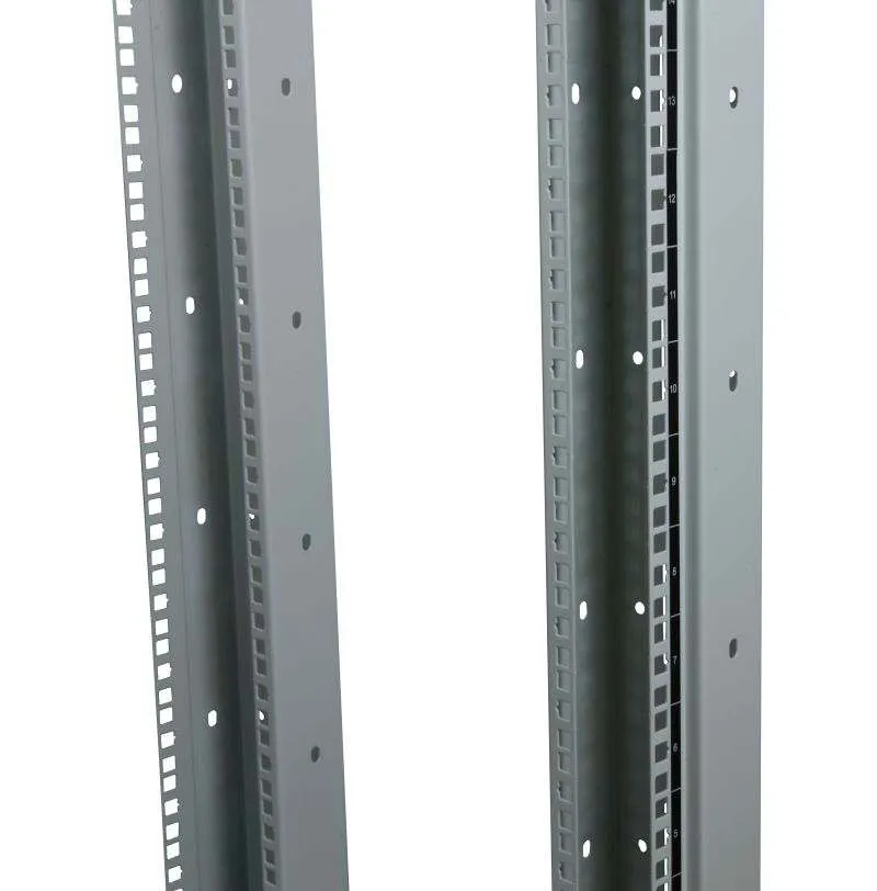 ALLNET 19"Grundgestell, 12HE, B600/T 600mm, Lichtgrau, SRB-Serie – Bild 4