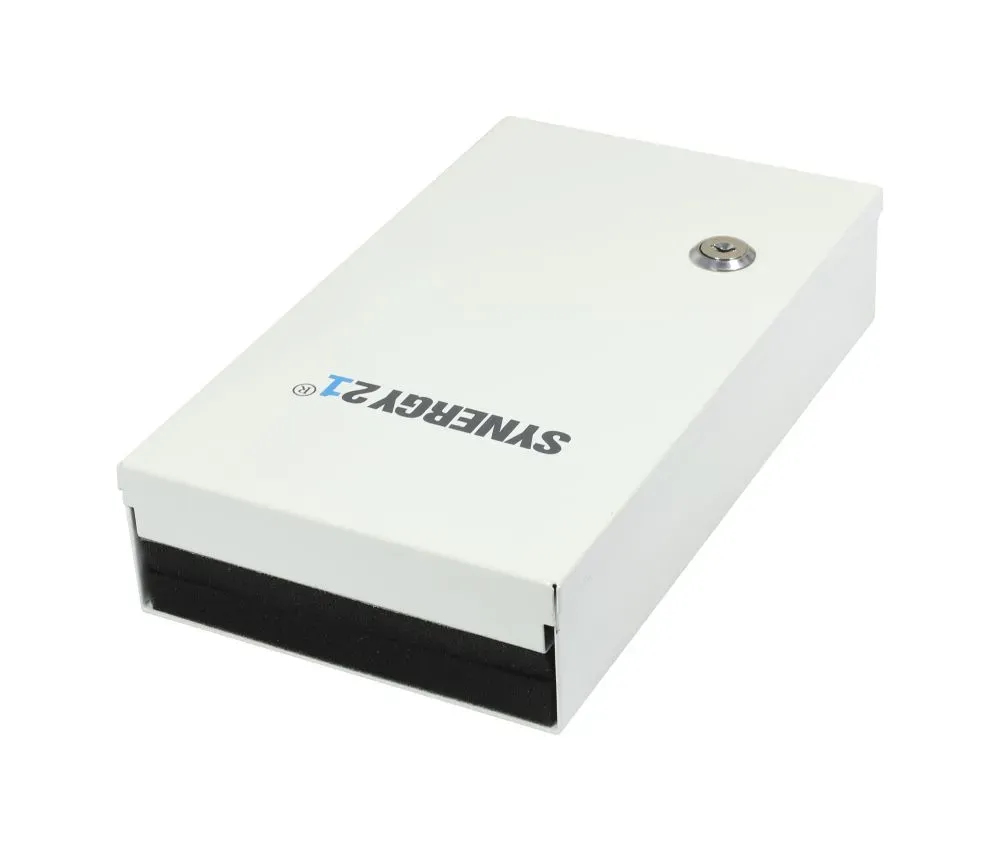LWL-Wandverteiler Mini(Aufputz), für LC/SC, B150/H265/T55mm, ohne Kupplungen/Spleißkassette, weiss, Synergy 21, – Bild 2
