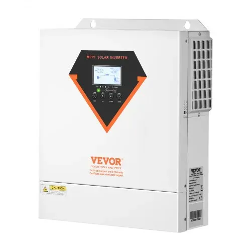 VEVOR Hybrid-Solarwechselrichter, 3500 W, All-in-One-Sinus-Wechselrichter mit Ladegerät, 24 V DC auf einphasig 220/230 V AC, mit integriertem 100-A-MPPT-Solarladeregler, für netzunabhängige Blei-Säure-Lithium-Batteriesysteme – Bild 10