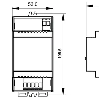 Synergy 21 LED Serie EOS 05 4-Kanal Controller + Hutschiene Synergy 21 LED Serie EOS 05 4-Kanal Controller + Hutschiene