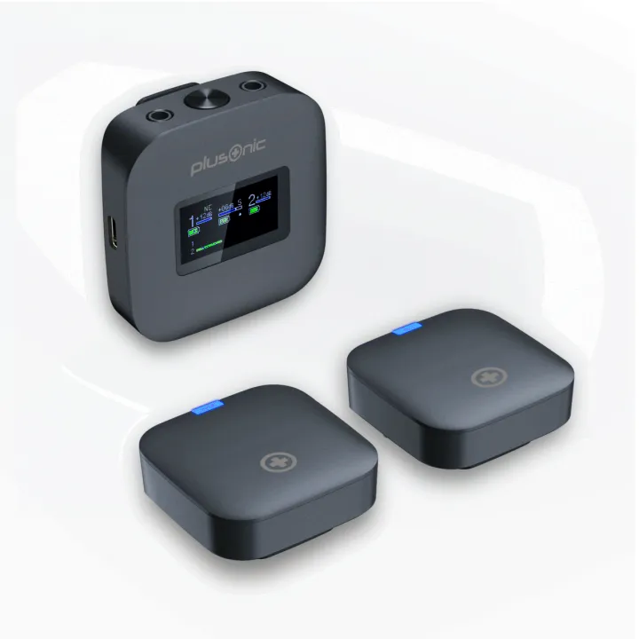 Plusonic Wireless Mikrofone Kit PS-TDS8 "USB Type C/Lightning/3,5mm Klinke" WiFi-Micro *ALLTRAVEL* – Bild 4