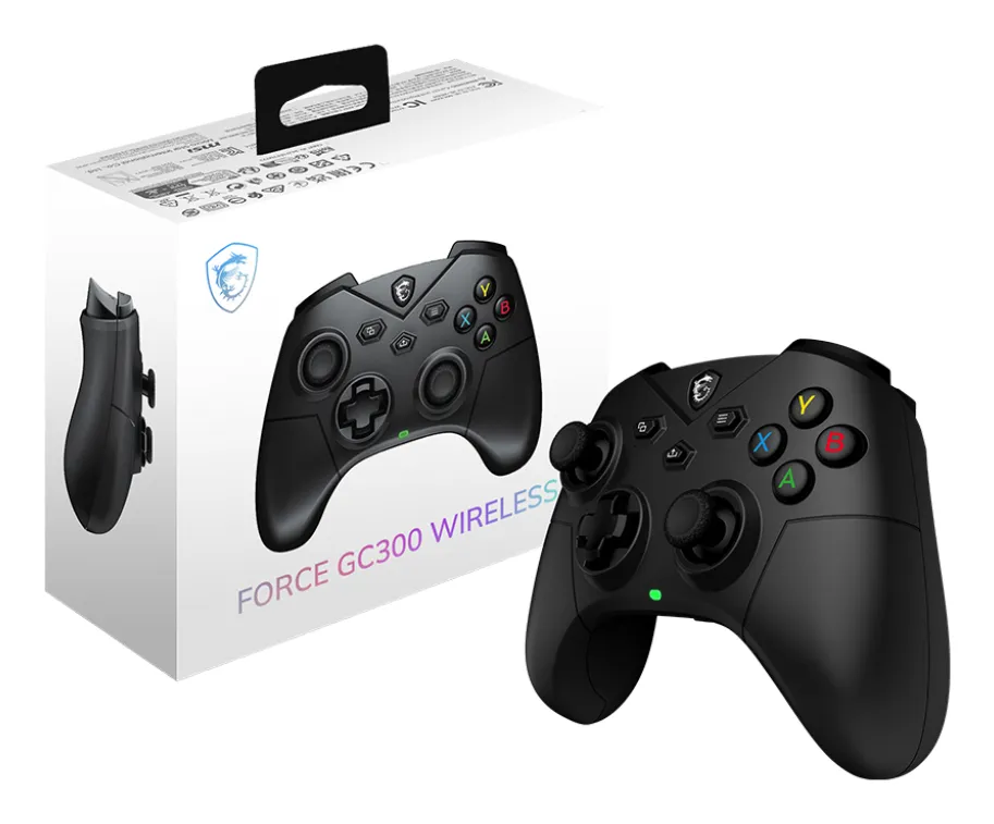 MSI FORCE GC300 WIRELESS Schwarz USB 2.0 Gamepad Analog PC – Bild 5
